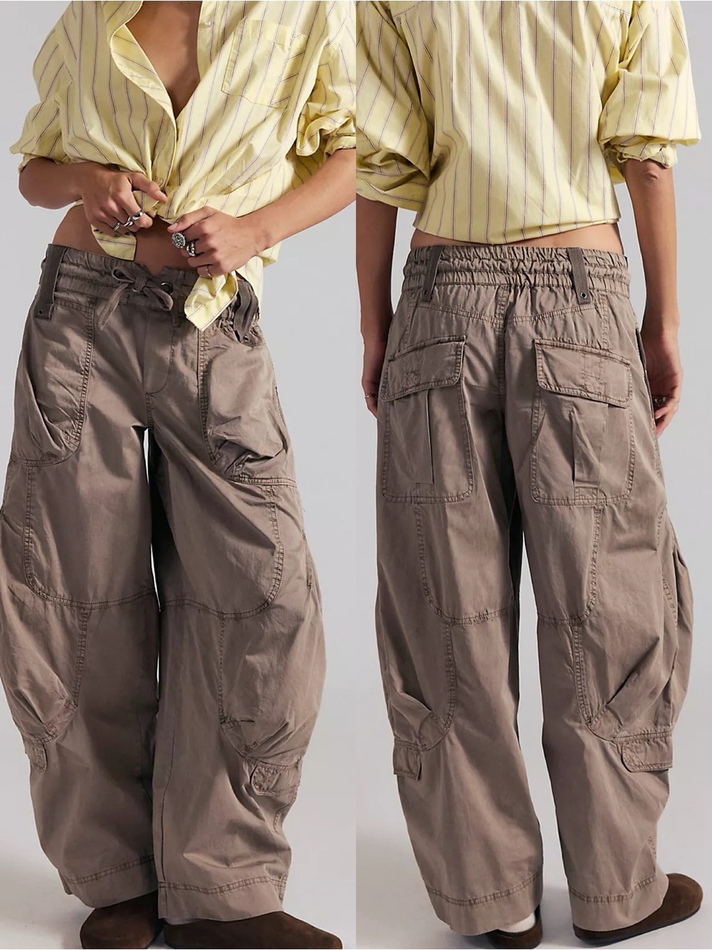Free People We The Free Onset Pull-On Cargo Pants, S